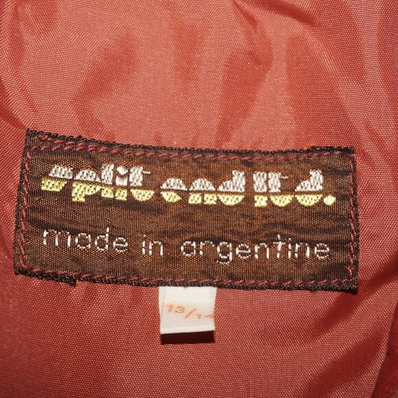 Vintage 70s Leather Trench Coat - Picture 4 of 6